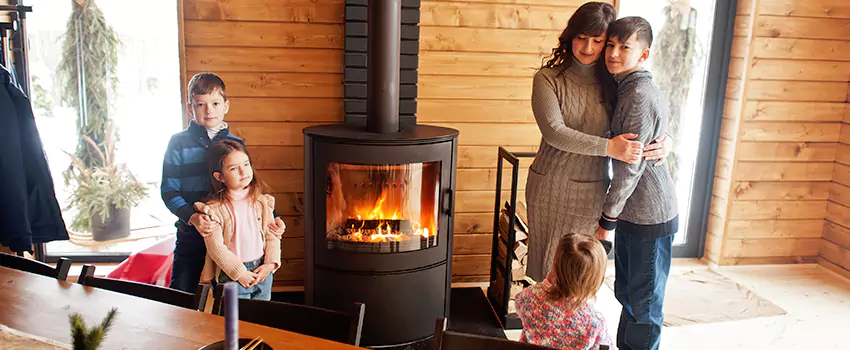 Morso Cast Iron Fireplace Insert Installation in Central Point, Oregon
