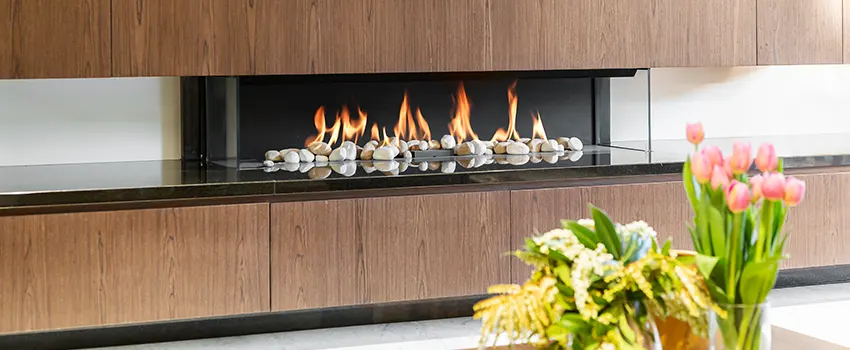 Double-height Fireplace Design Refurbishment in Central Point, Oregon